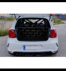 Rear Seat Delete Strut Bar and Net for Volkswagen Polo 6C / 6R