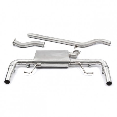 Renault Clio Sport RS200 (09 - 12) Cat Back System (Non-Resonated)