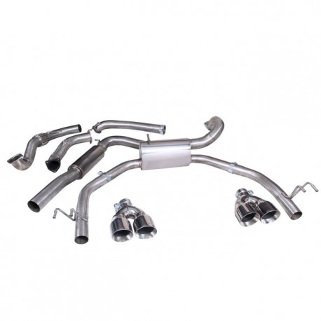 Honda Civic Type R FK2 (right hand drive models only) (15 - 17) Cat Back System (Resonated)