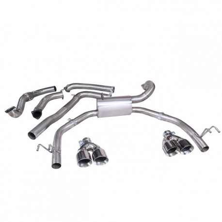Honda Civic Type R FK2 (right hand drive models only) (15 - 17) Cat Back System (Resonated)