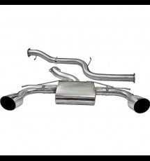 Ford Focus RS (Mk2) (08 - 12) Cat Back System (Resonated)