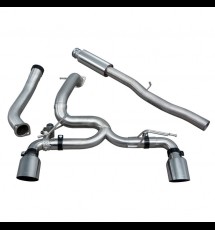 Ford Focus RS (Mk3) (15 - 18) Cat Back System (Resonated) (Non-Valved)