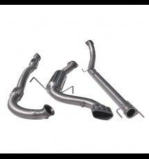 Vauxhall Astra H VXR (05 - 10) 2.5 Inch Cat Back - Non-Resonated