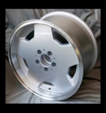 Maxilite Aero style wheels 9x17 silver/diamond cut