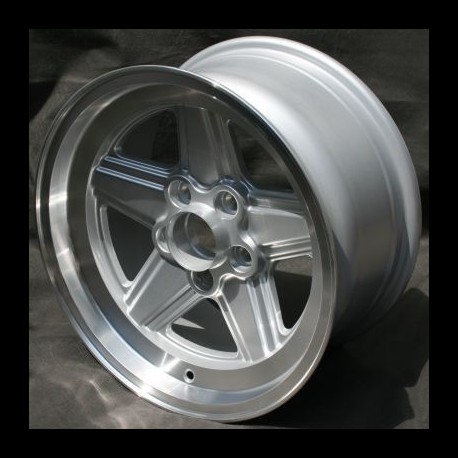 Maxilite Penta style wheels 8x16 silver/diamond cut
