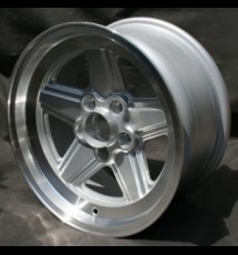 Maxilite Penta style wheels 9x16 silver/diamond cut