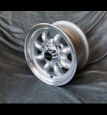 Maxilite Minilite style wheels 5x10 silver/diamond cut