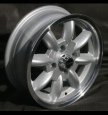 Maxilite Minilite style wheels 5.5x15 silver/diamond cut