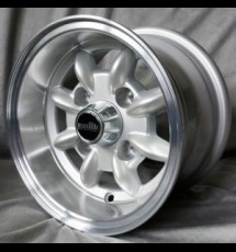 Maxilite Minilite style wheels 6x10 silver/diamond cut