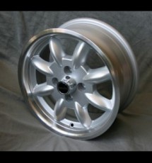 Maxilite Minilite style wheels 6x14 silver/diamond cut