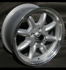 Maxilite Minilite style wheels 7x15 silver/diamond cut