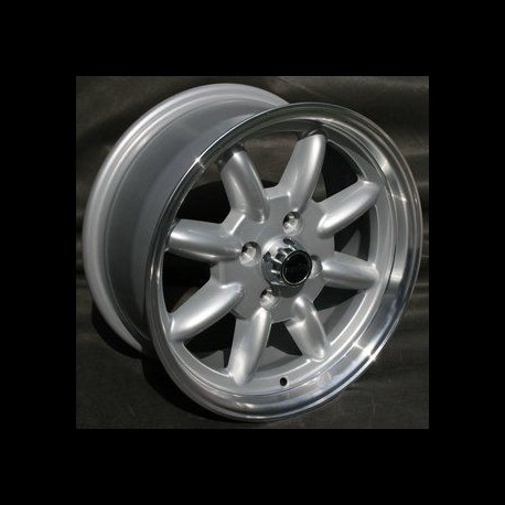 Maxilite Minilite style wheels 7x15 silver/diamond cut