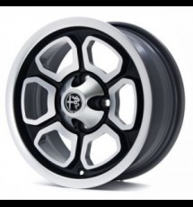 Maxilite Vega style wheels 6x14 matt black/diamond cut