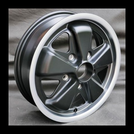 Maxilite 5 spoke style wheels 4.5x15 matt black/diamond cut