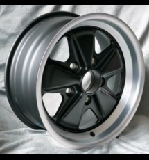 Maxilite 5 spoke style wheels 7x15 matt black/diamond cut