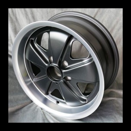Maxilite 5 spoke style wheels 7x16 matt black/diamond cut