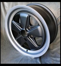 Maxilite 5 spoke style wheels 7x17 matt black/diamond cut