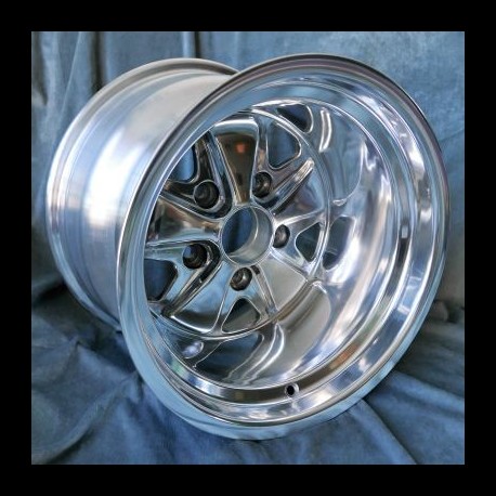 Maxilite 5 spoke style wheels 8x15 fully polished