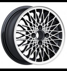 Maxilite Turbo style wheels 6x15 black/diamond cut