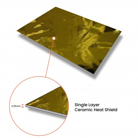 ZircoFlex Gold I Foil Sheeting Heatshield