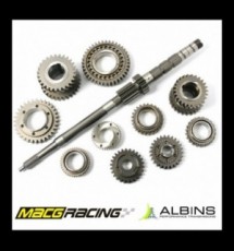 Porsche 915 1st gear set - includes new one piece primary shaft with integral 1st gear and matching driven gear
