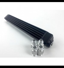 CSF RACE HIGH PERFORMABCE OIL COOLER W/ ADJUSTABLE FITTINGS FOR OEM STYLE AND AN-10 MALE CONNECTIONS FOR BMW E30