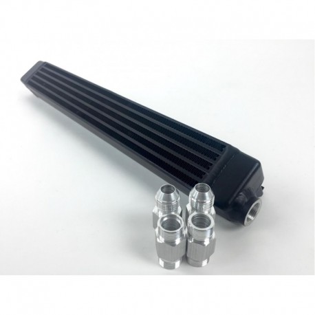 CSF RACE HIGH PERFORMABCE OIL COOLER W/ ADJUSTABLE FITTINGS FOR OEM STYLE AND AN-10 MALE CONNECTIONS FOR BMW E30