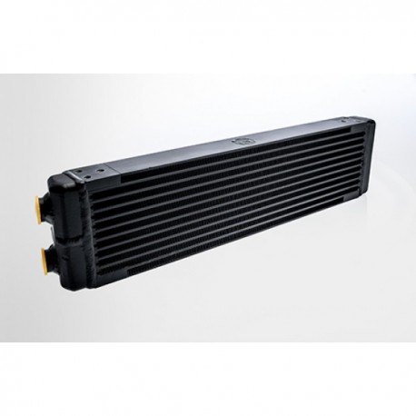 Universal Dual-Pass Oil Cooler w/ Direct Fitment for Porsche 911 center front oil cooler (RS Style) - M22 x 1.5 connections